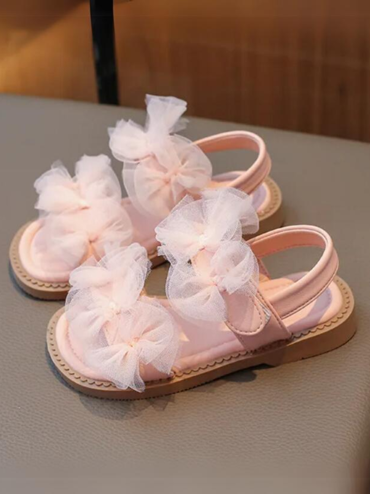 Summer Whispers Sandals with Delicate Floral Detail