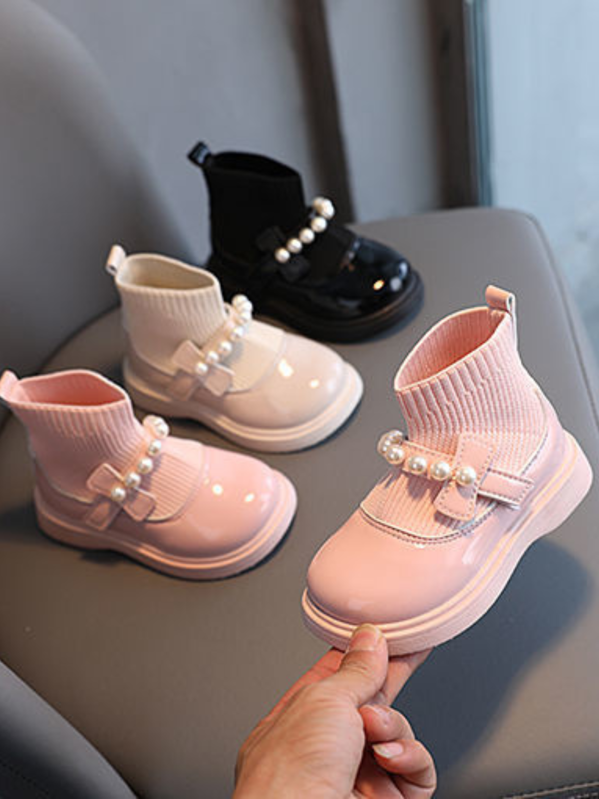 Mia Belle Girls Sock Boots | Shoes By Liv & Mia