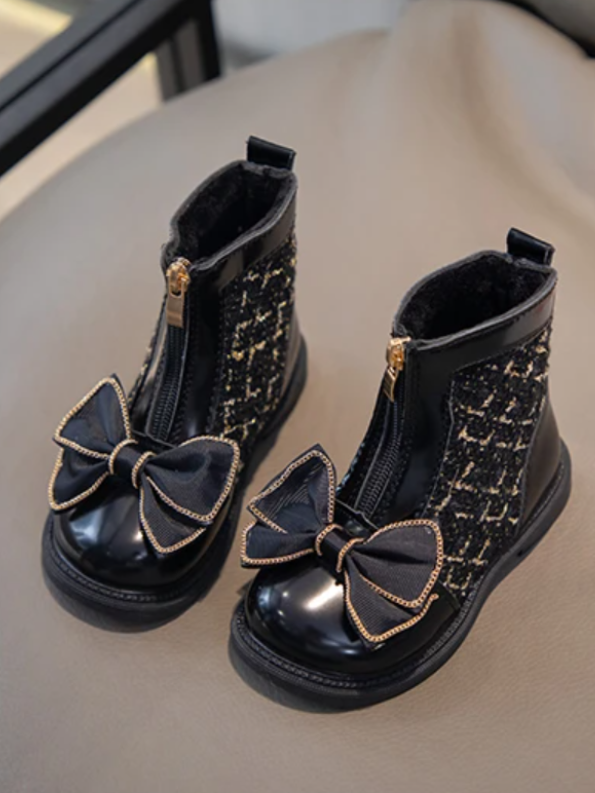 Mia Belle Girls Tweed Boots | Shoes By Liv & Mia