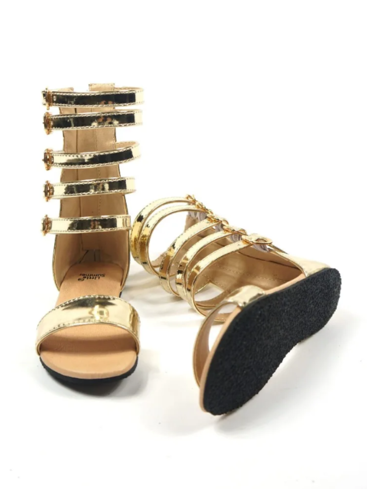 Little Trendsetter's Multi-Strap Gladiator Sandals