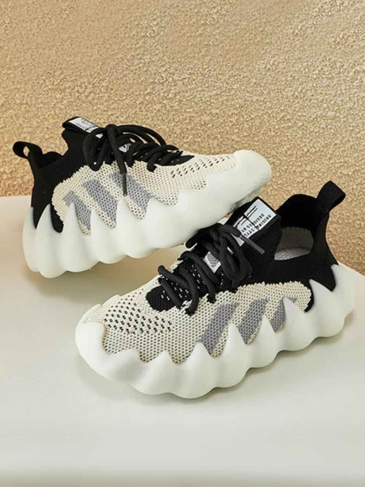 Girls Trendy Knit Sneakers