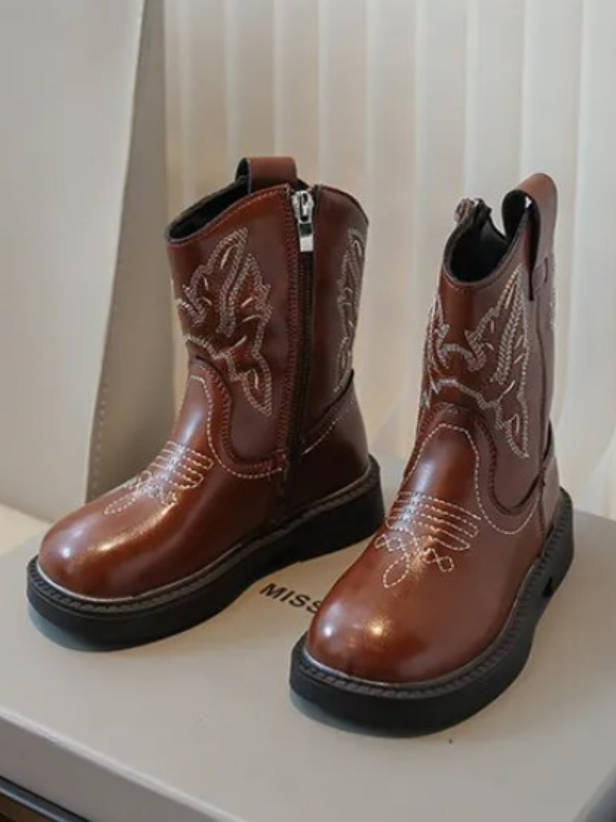 Mia Belle Girls Embroidered Cowboy Boots | Shoes By Liv & Mia