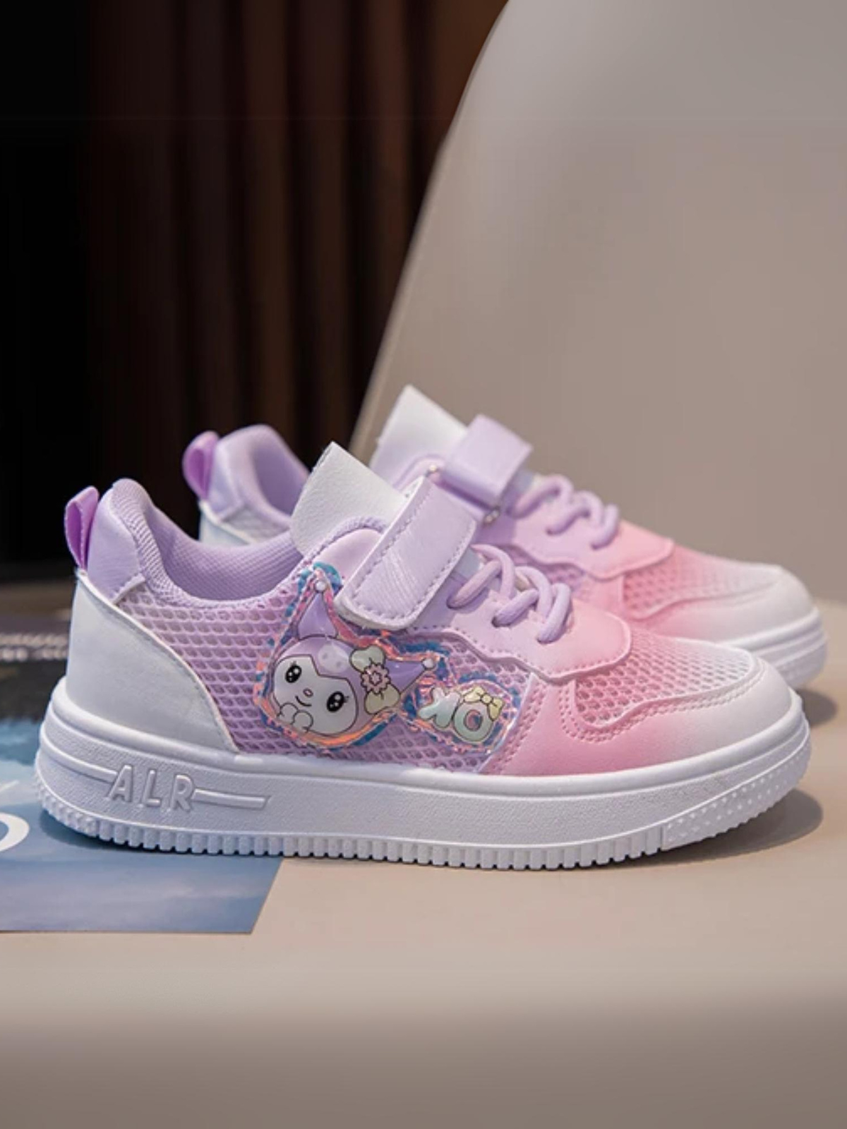 Girls Cute Character Sneakers