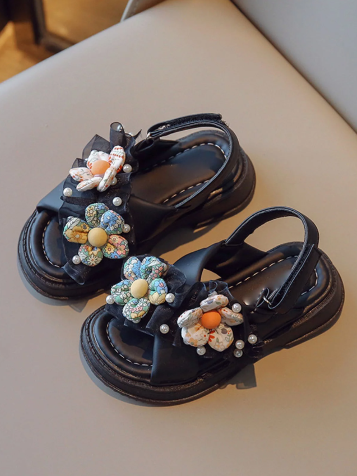 Girls Blossom Beauty Floral Sandals