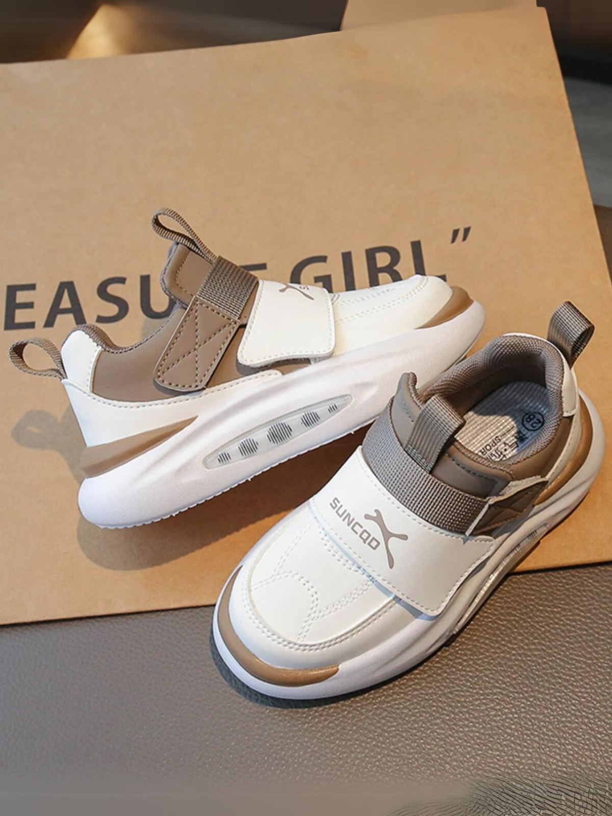 Girls Stylish Velcro Sport Sneakers