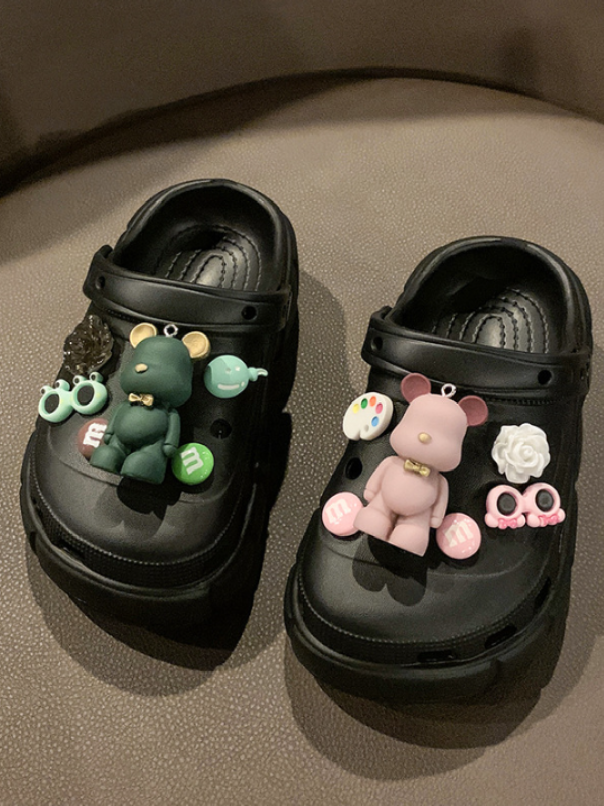 Girls Stylish Charm-Accented Shoes