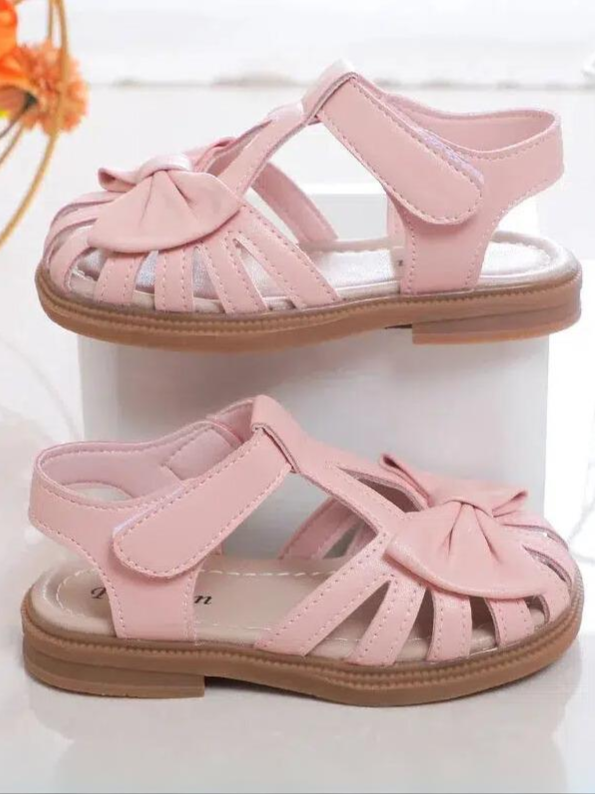 Sweet Bow T-Strap Sandals