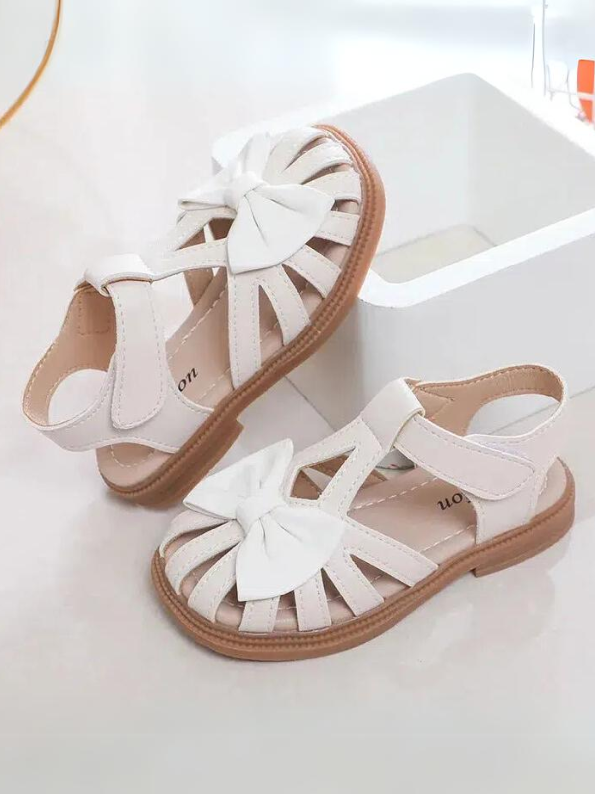Sweet Bow T-Strap Sandals