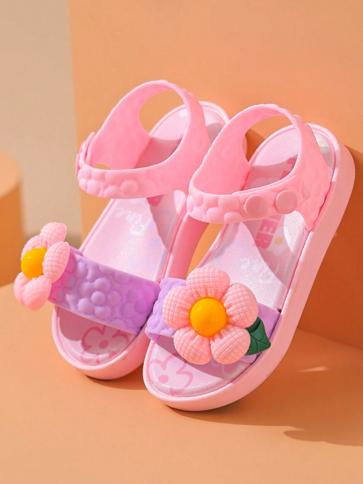 Girls Sunshine Blossom Jelly Sandals