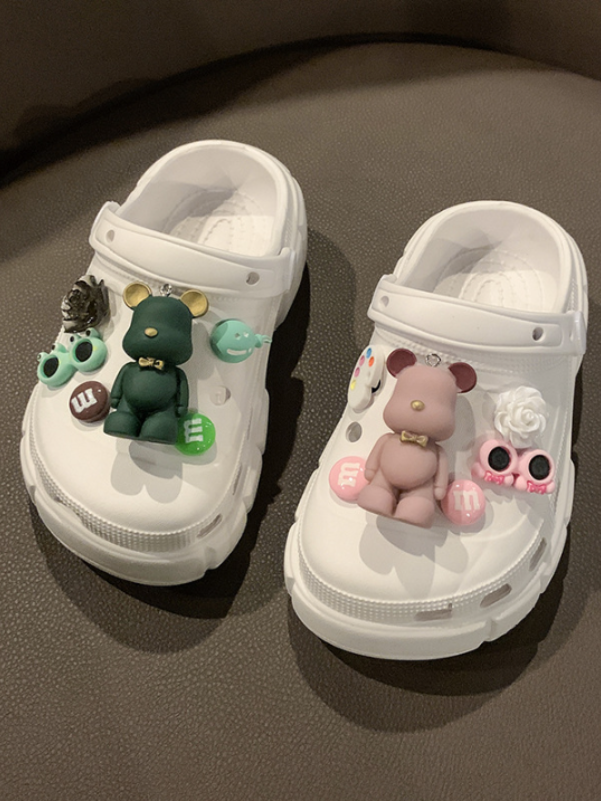 Girls Stylish Charm-Accented Shoes