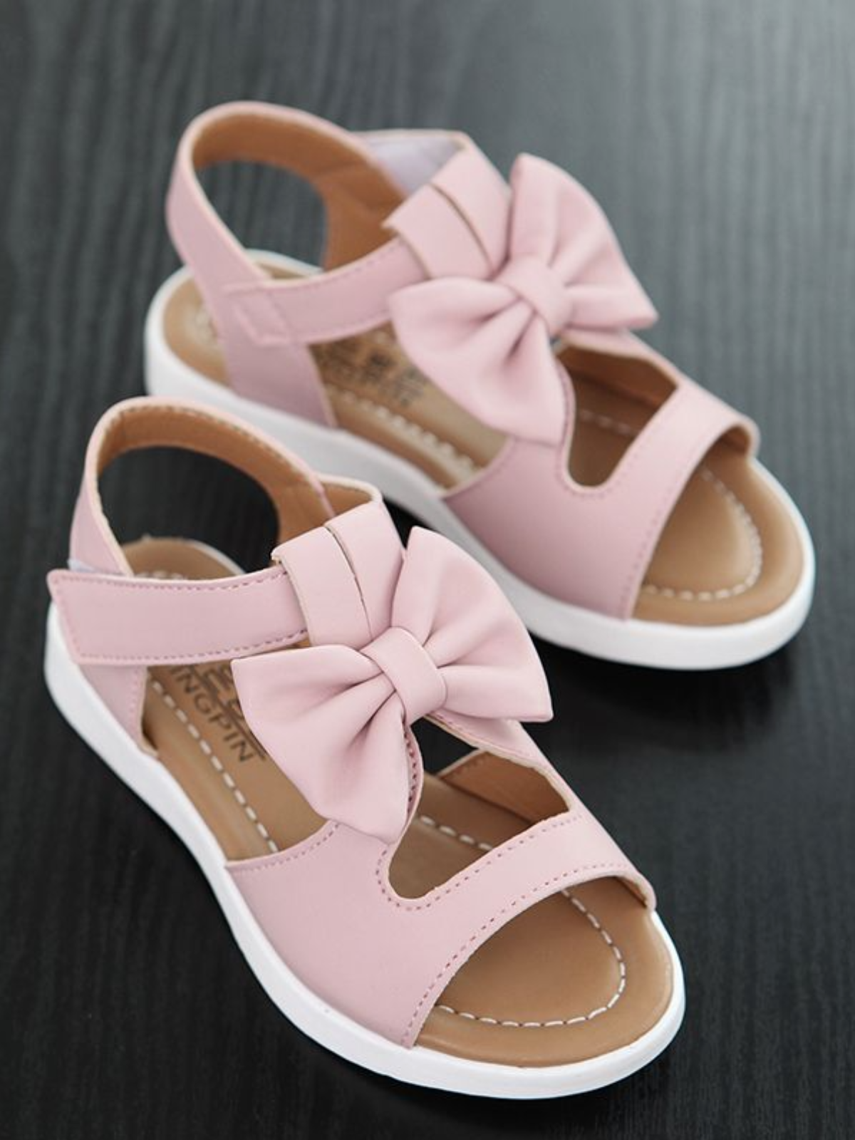 Gorgeous Girls' Pink Bow-Knot Sandals