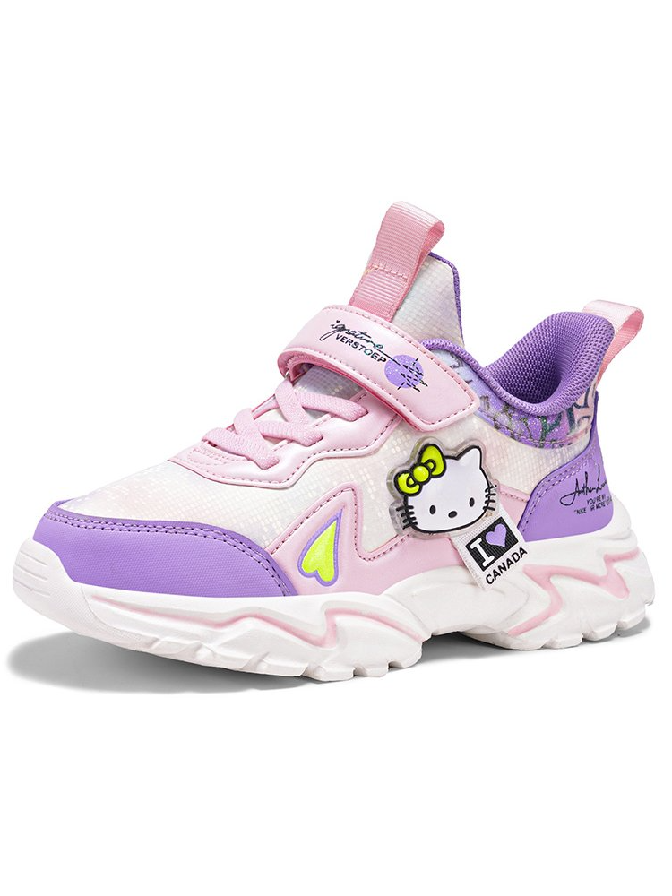 Back To School Shoes | Cute Kitten Shimmer Sneakers | Mia Belle Girls