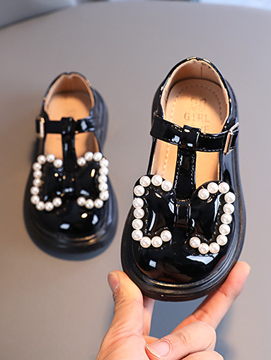 Shoes By Liv & Mia | Pearl T-Strap Mary Jane Flats - Mia Belle Girls