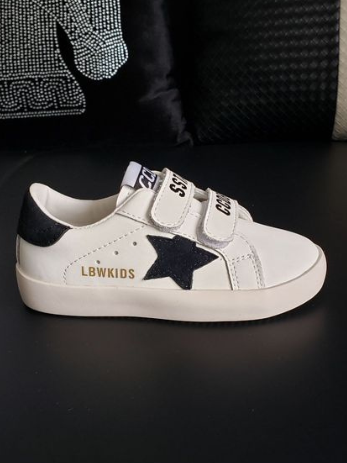Little Miss Popular Velcro Strap Sneakers