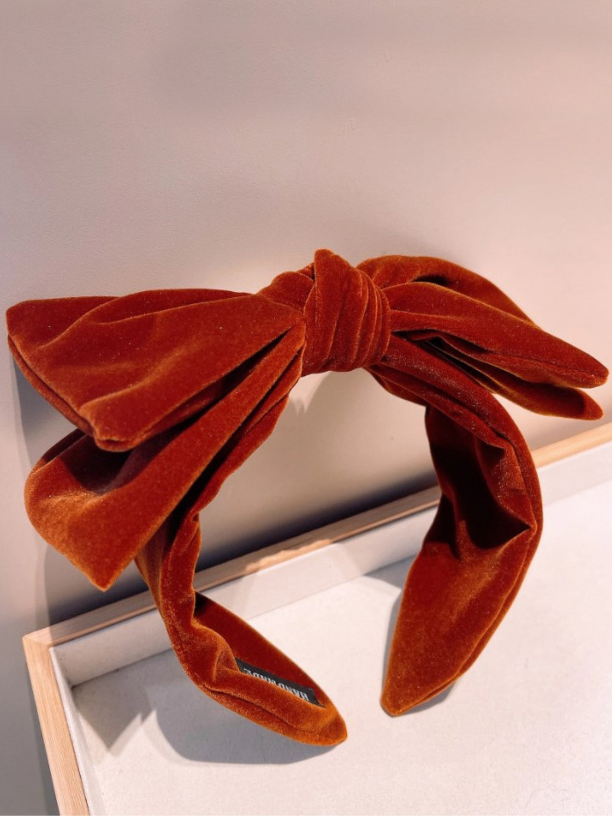 Mia Belle Girls Velvet Bow Headband | Girls Accessories