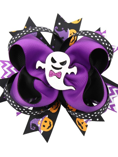 Girls Accessories Festive | Halloween Hair Bows - Mia Belle Girls