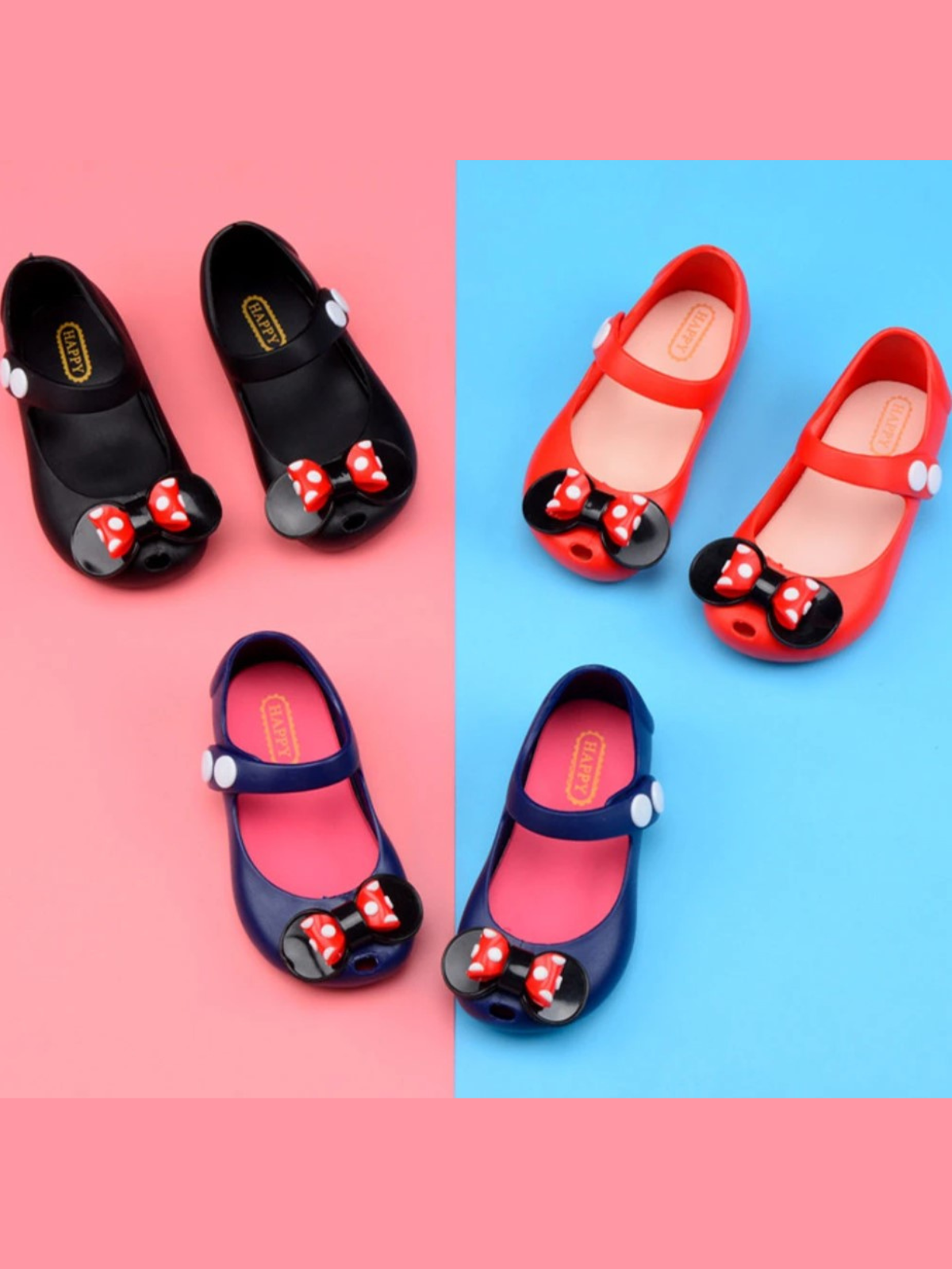 My Little Minnie Mary Jane Jelly Shoes by Liv and Mia