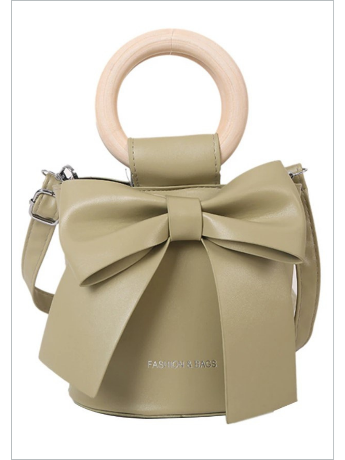 Mia Belle Girls Circle Handle Bucket Bag | Girls Accessories