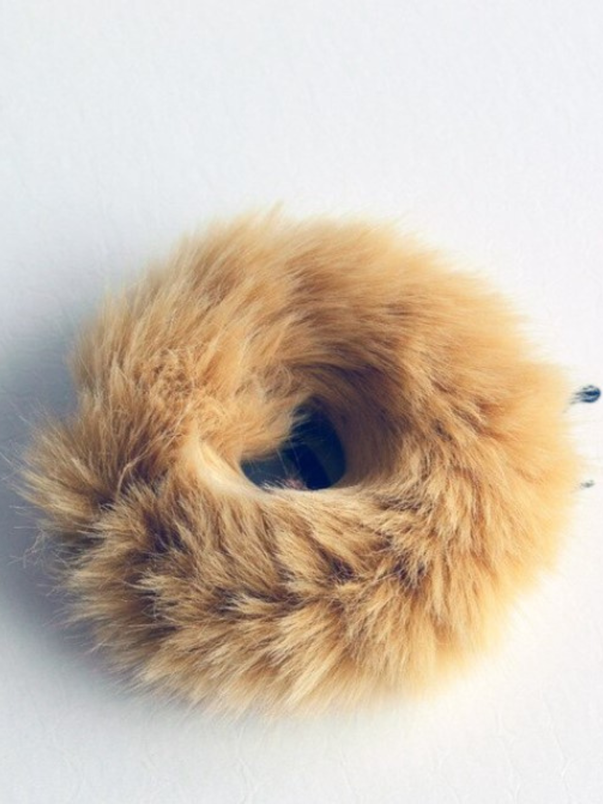 Mia Belle Girls Furry Scrunchie Hair Tie | Girls Accessories