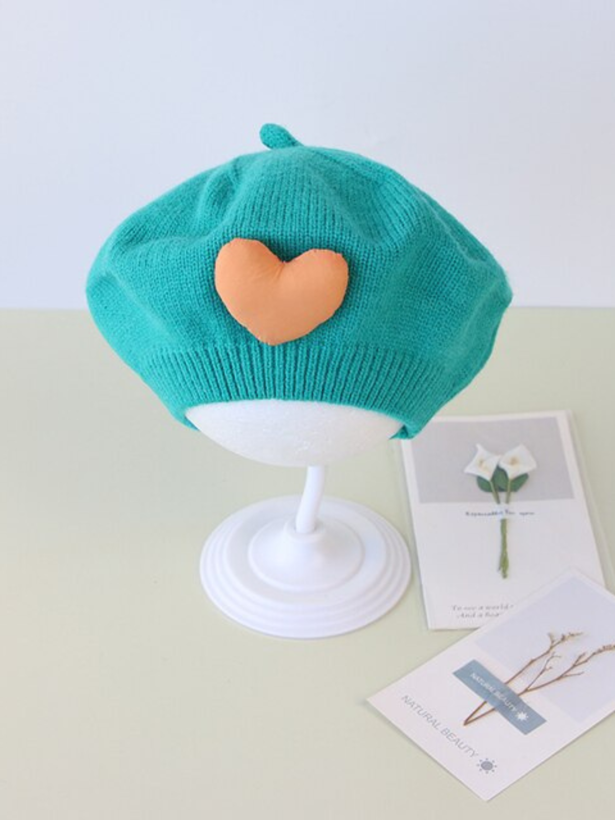 Mia Belle Girls Knitted Beret Hat | Girls Accessories