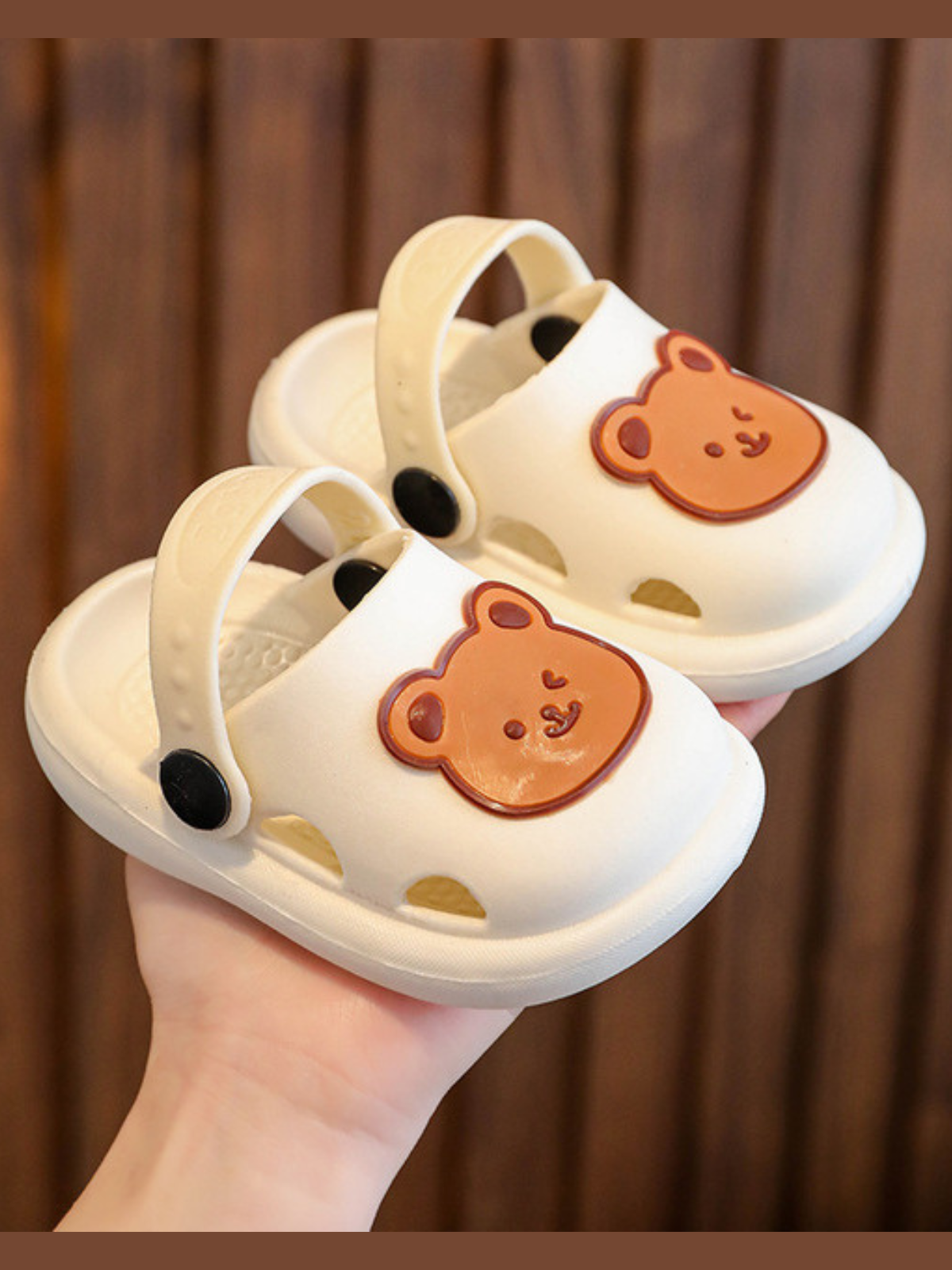 Shoes By Liv & Mia | Little Girls Bear Swimming Slippers | Kids Shoes