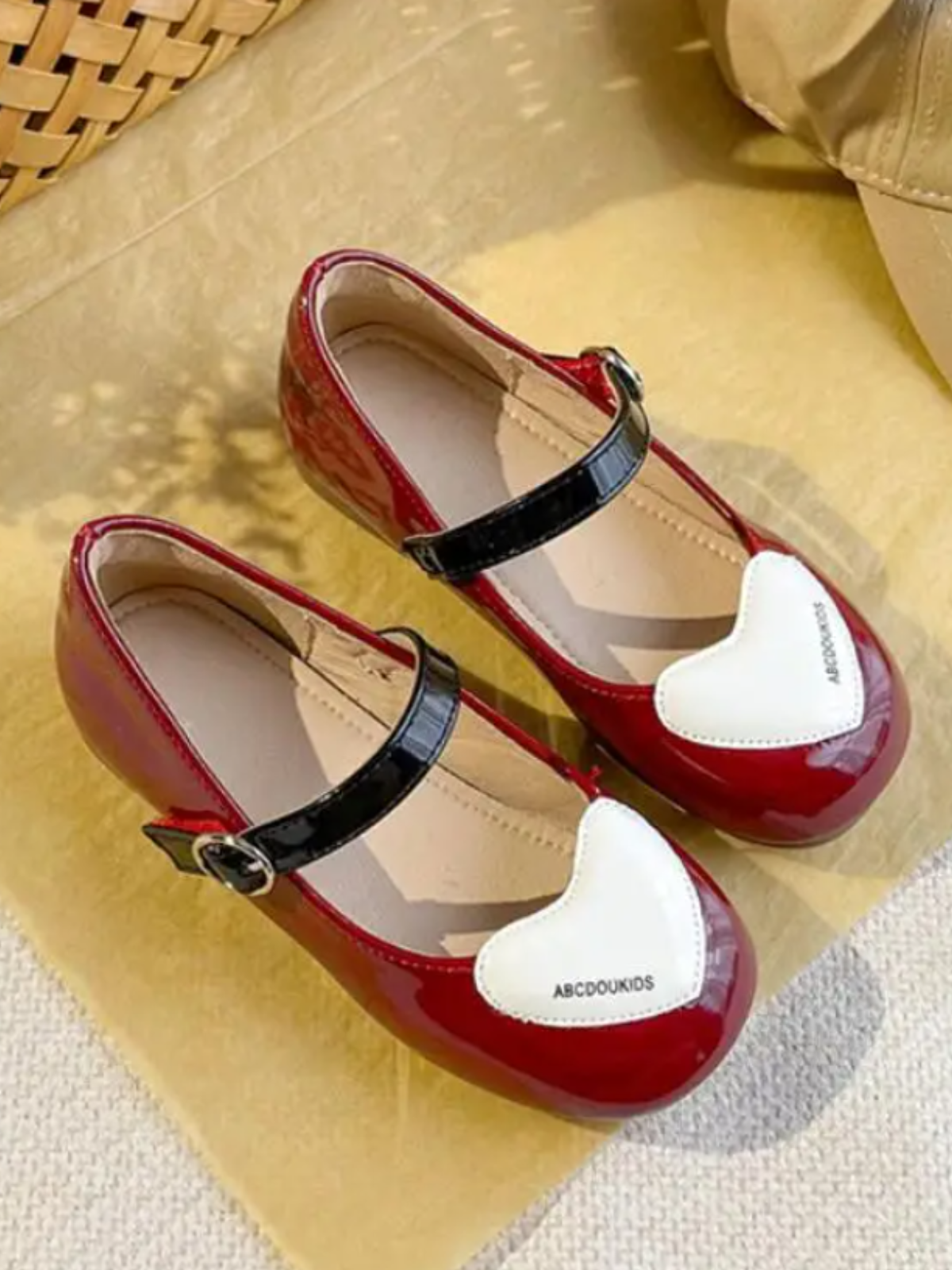 Mia Belle Girls Heart Toe Mary Jane Shoes | Shoes By Liv & Mia