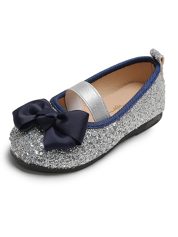 Shoes By Liv & Mia | Cute Sequin Bow Ballet Flats - Mia Belle Girls