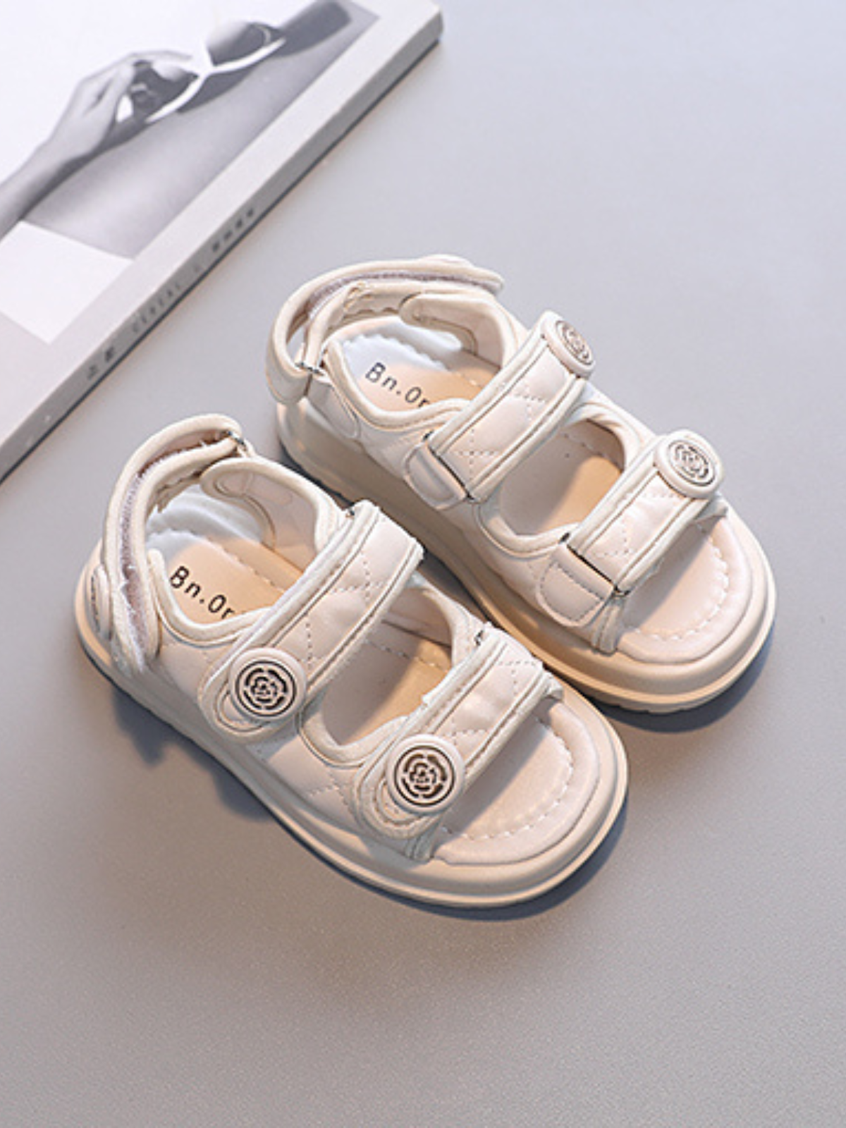 Shoes By Liv & Mia | Girls Quilted Strap Sandals