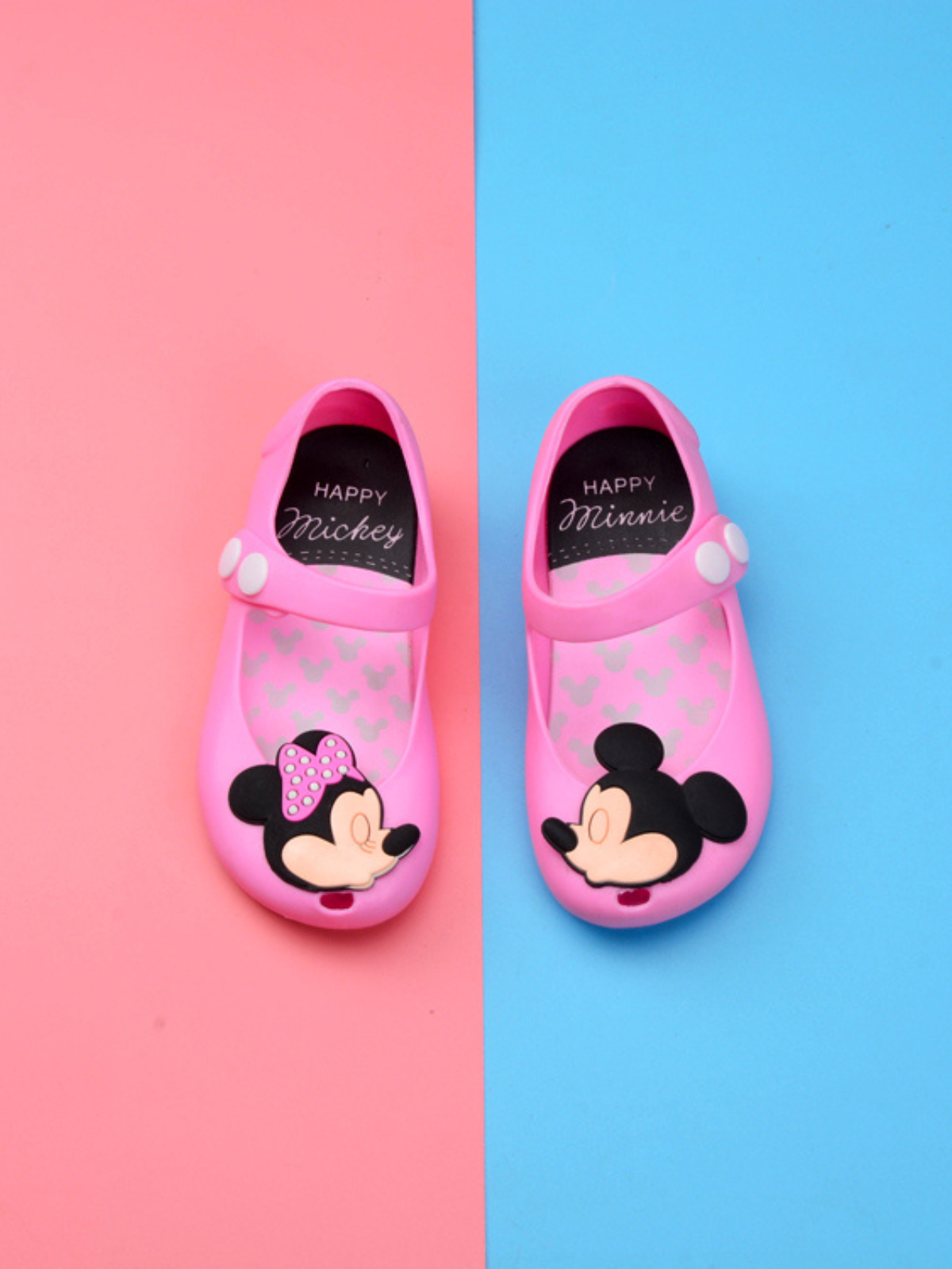 Kissing Mickeys Mary Jane Jelly Shoes