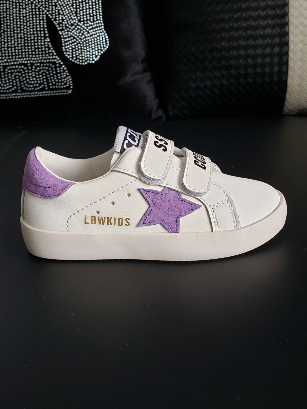 Little Miss Popular Velcro Strap Sneakers