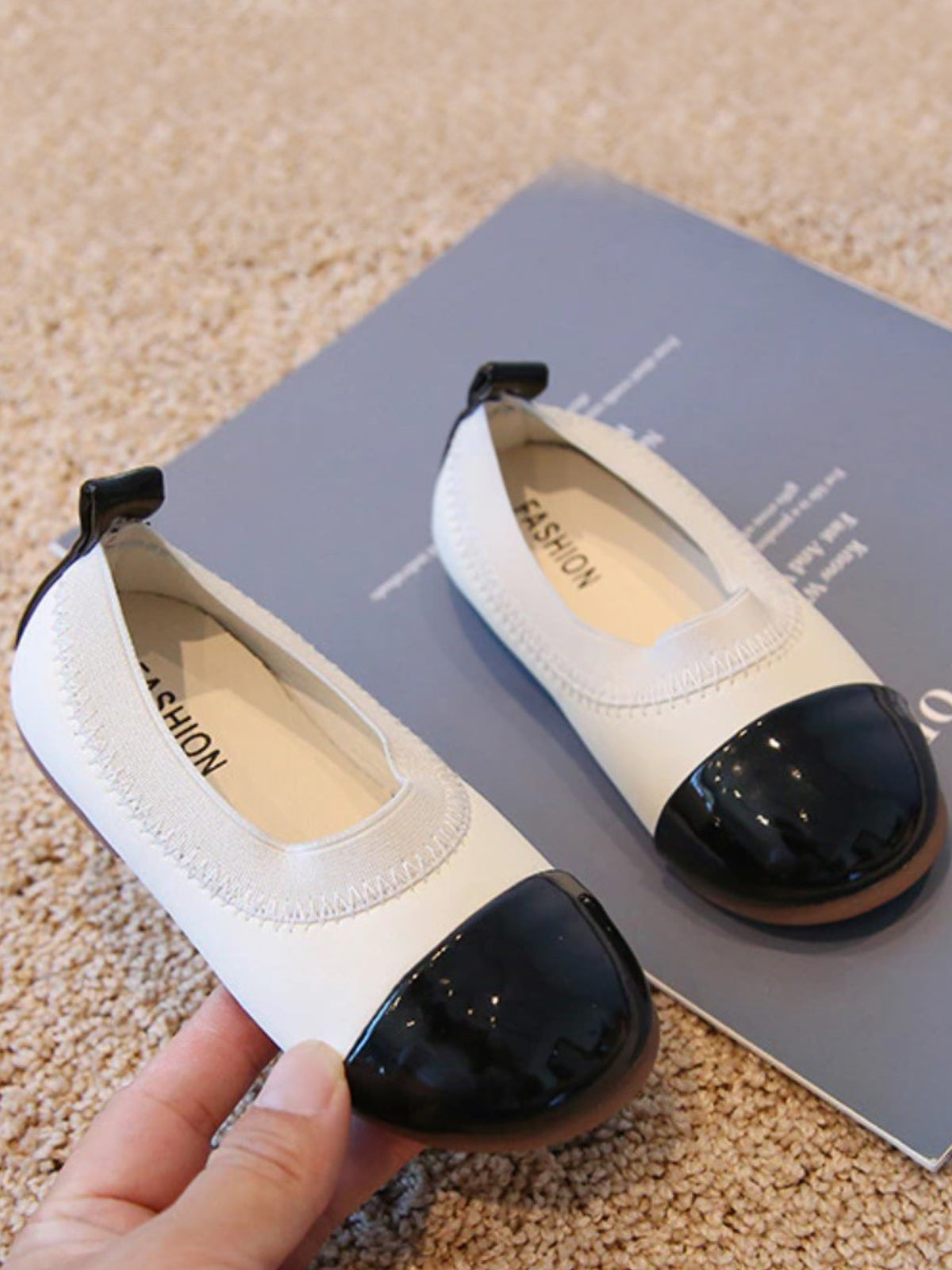 Trendy Feet Cap Toe Flats