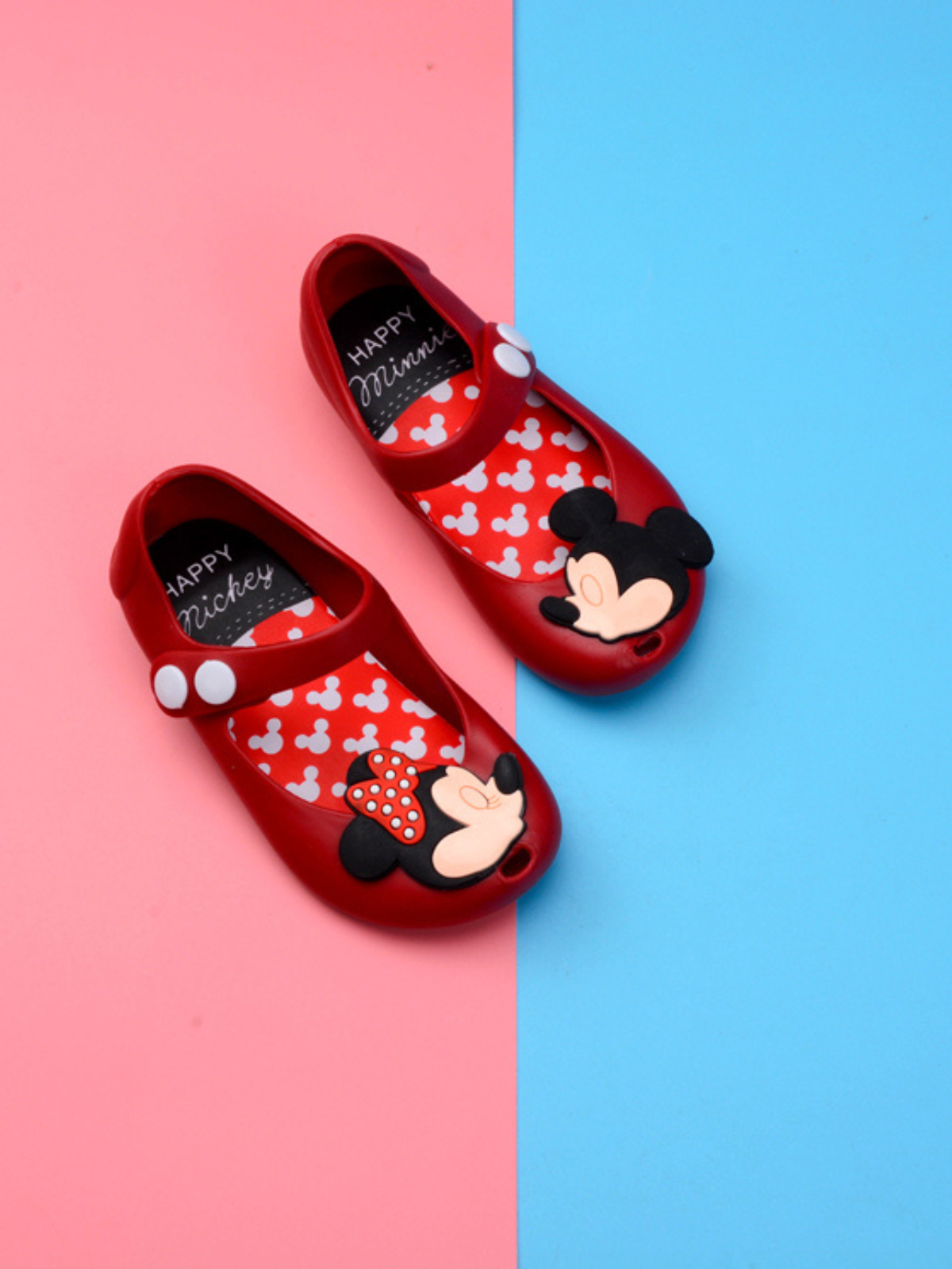 Kissing Mickeys Mary Jane Jelly Shoes
