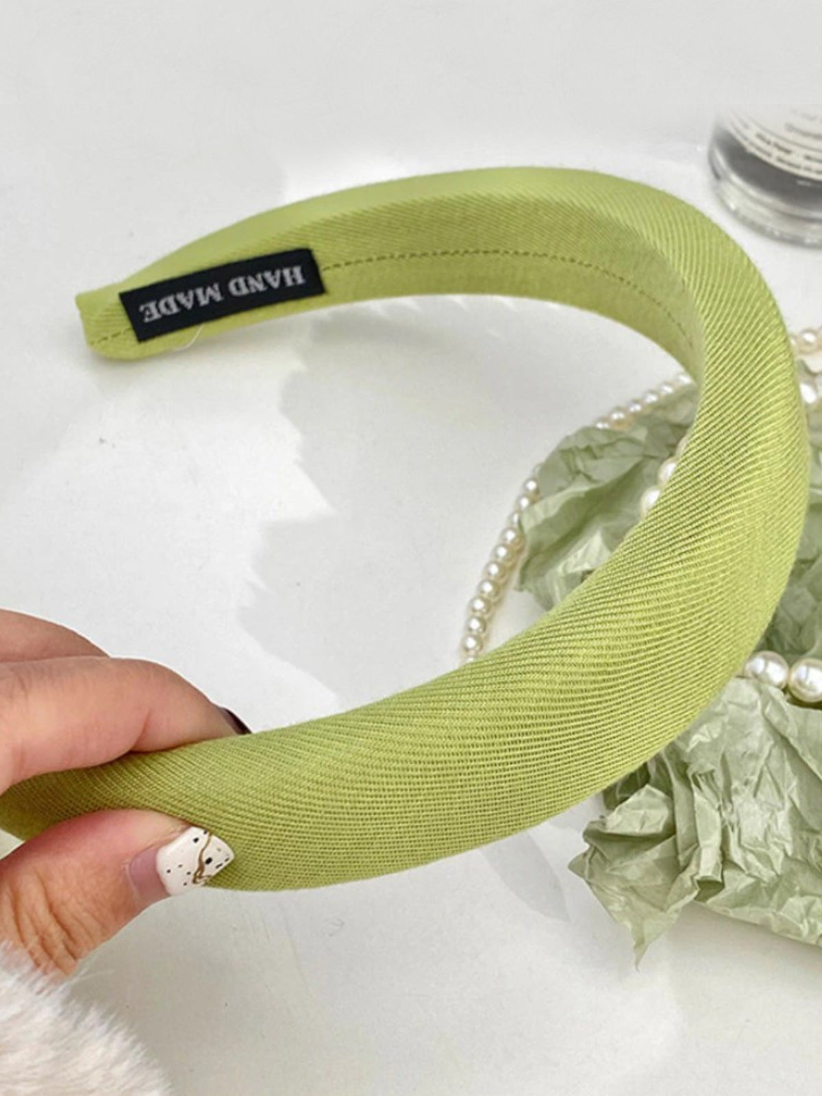 Mia Belle Girls Green Padded Headband | Girls Accessories
