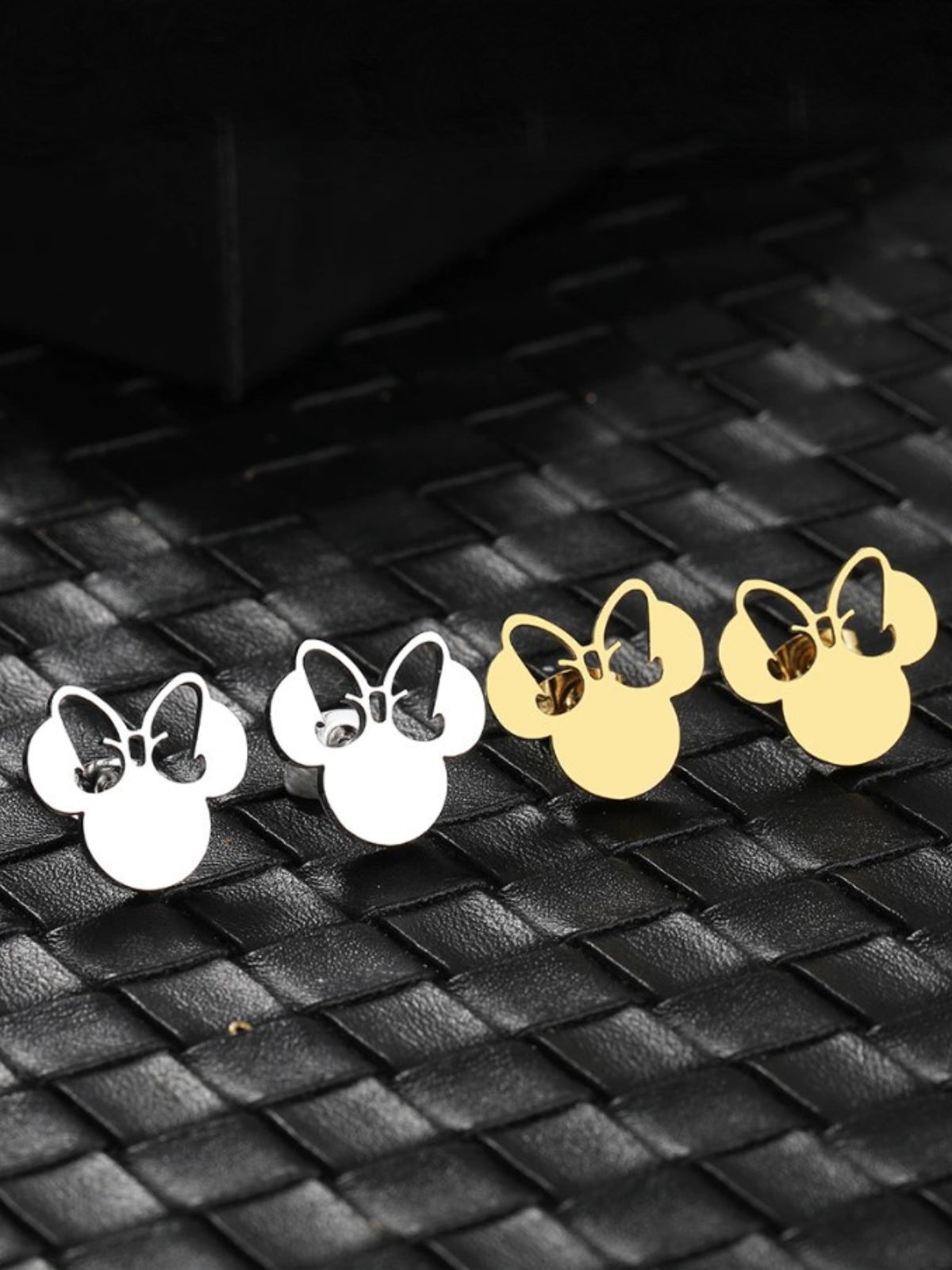 Mia Belle Girls Cartoon Mouse Stud Earrings | Girls Accessories