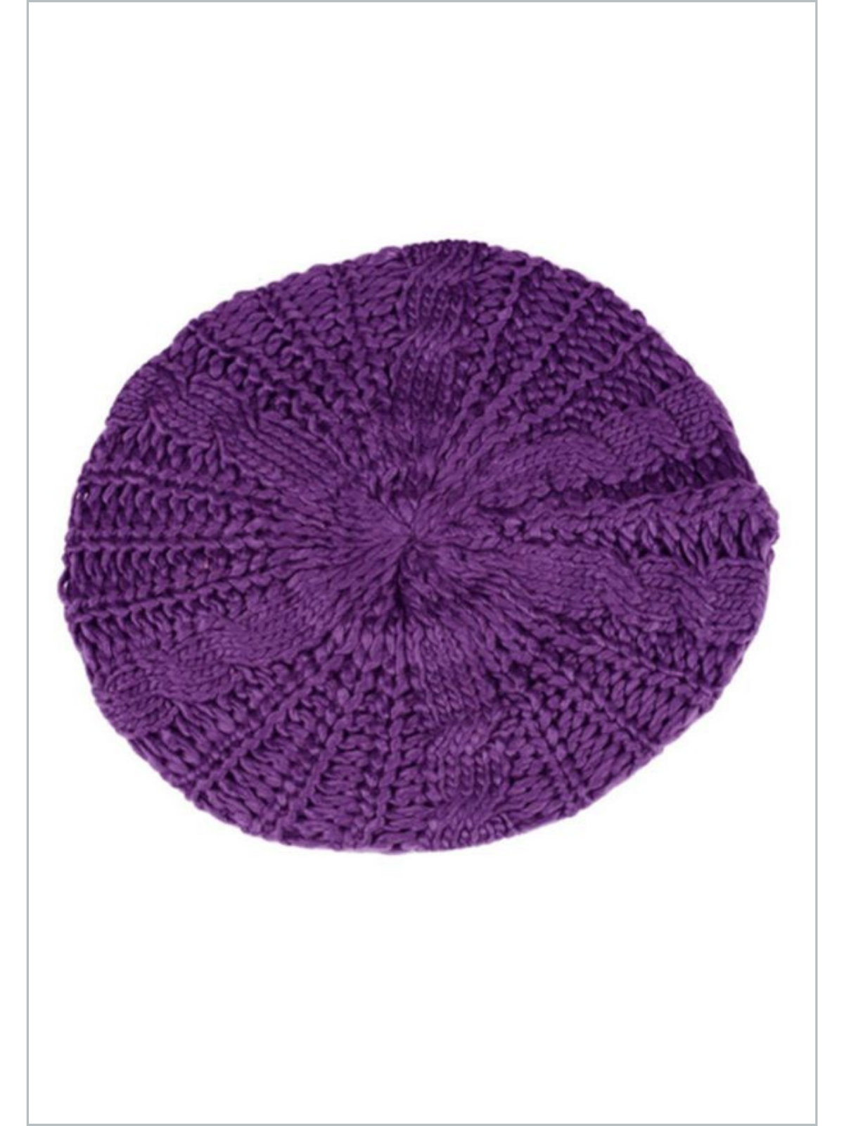 Mia Belle Girls Crochet Beret Hat | Girls Accessories
