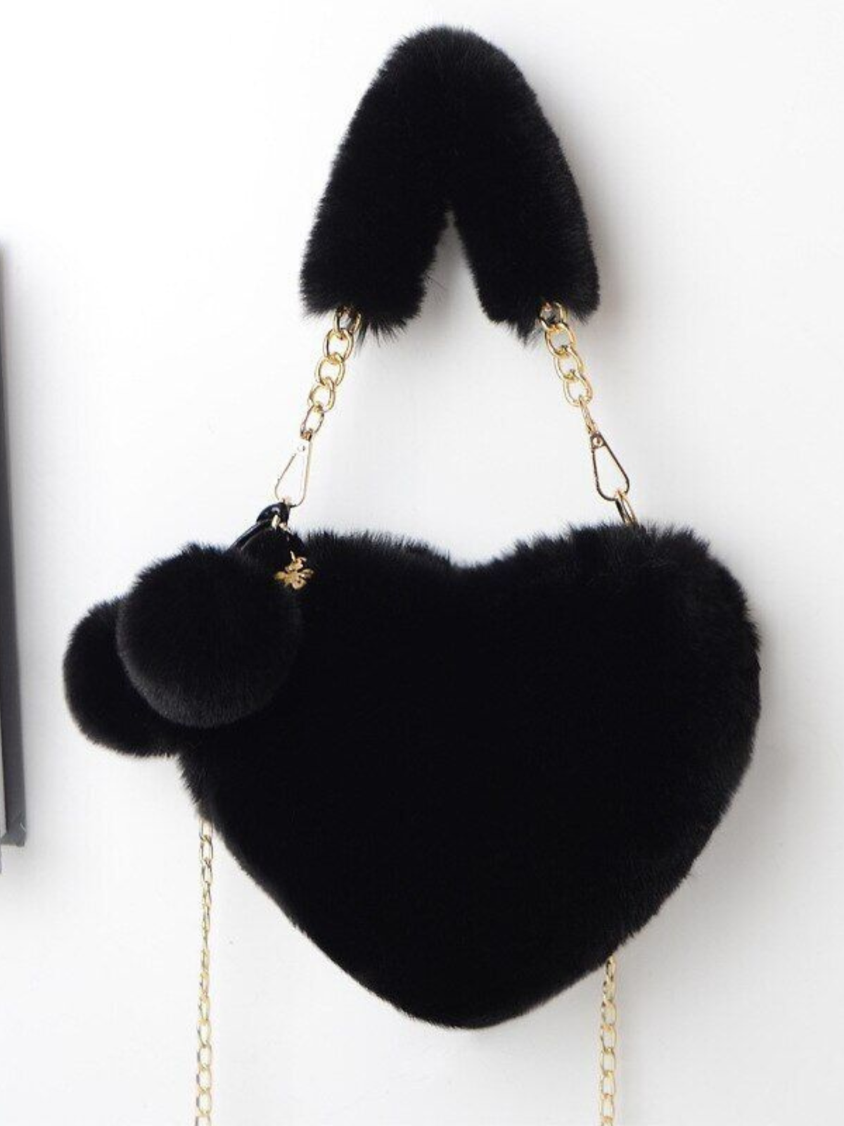 Girls Fashion Accessories | Faux Fur Heart Purse | Mia Belle Girls