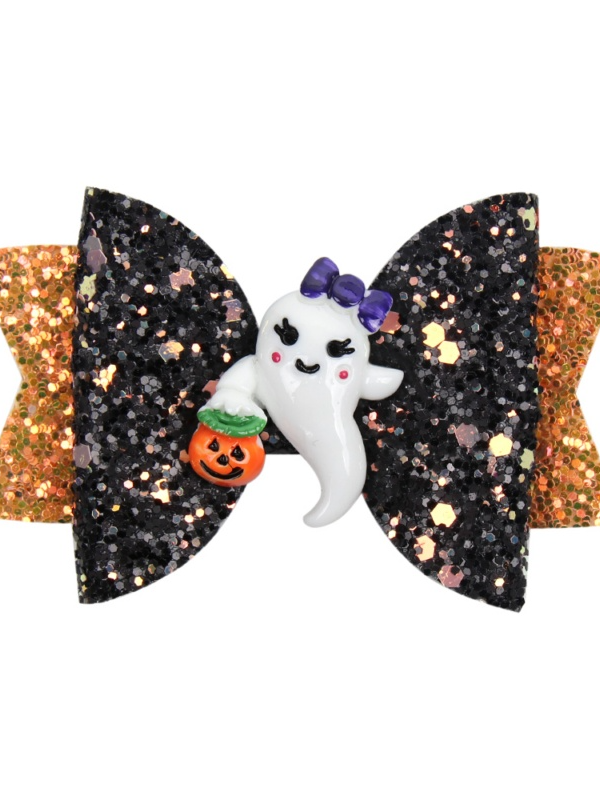 Girls Accessories | Glitter Halloween Hair Clips - Mia Belle Girls