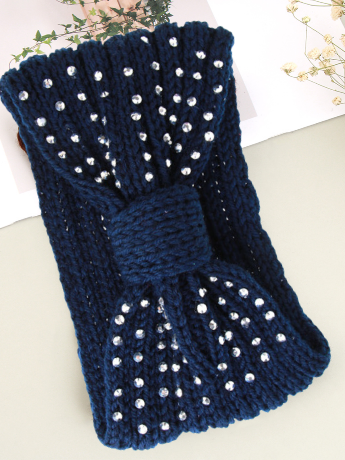 Cute Fashion Accessories | Girls Rhinestone Knitted Headband