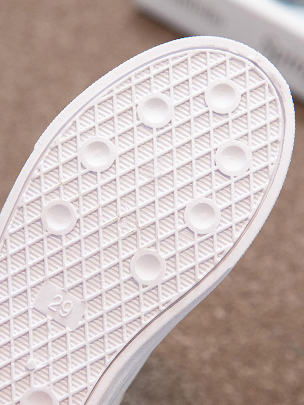 Back To School Shoes | Glitter Heel Kitten Sneakers | Mia Belle Girls