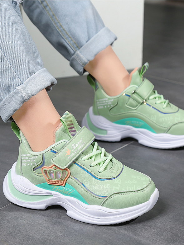 Back To School Shoes | Casual Velcro Strap Sneakers  | Mia Belle Girls