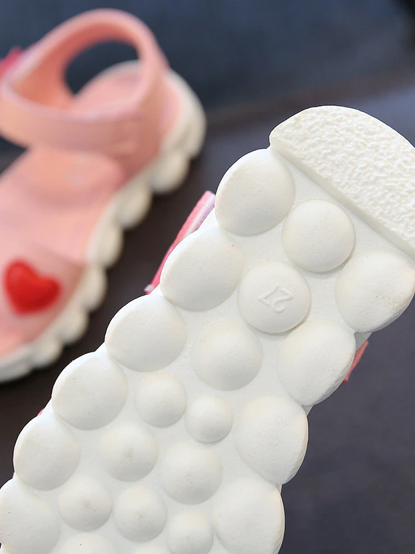 Girls Sweetest Hearts Sandals By Liv and Mia