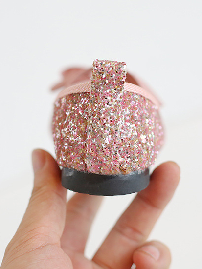 Grace & Glam Glitter Bow Ballet Flats