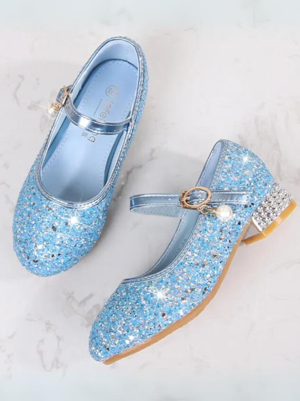 Mia Belle Girls Sequin Mary Jane Heels | Shoes By Liv & Mia