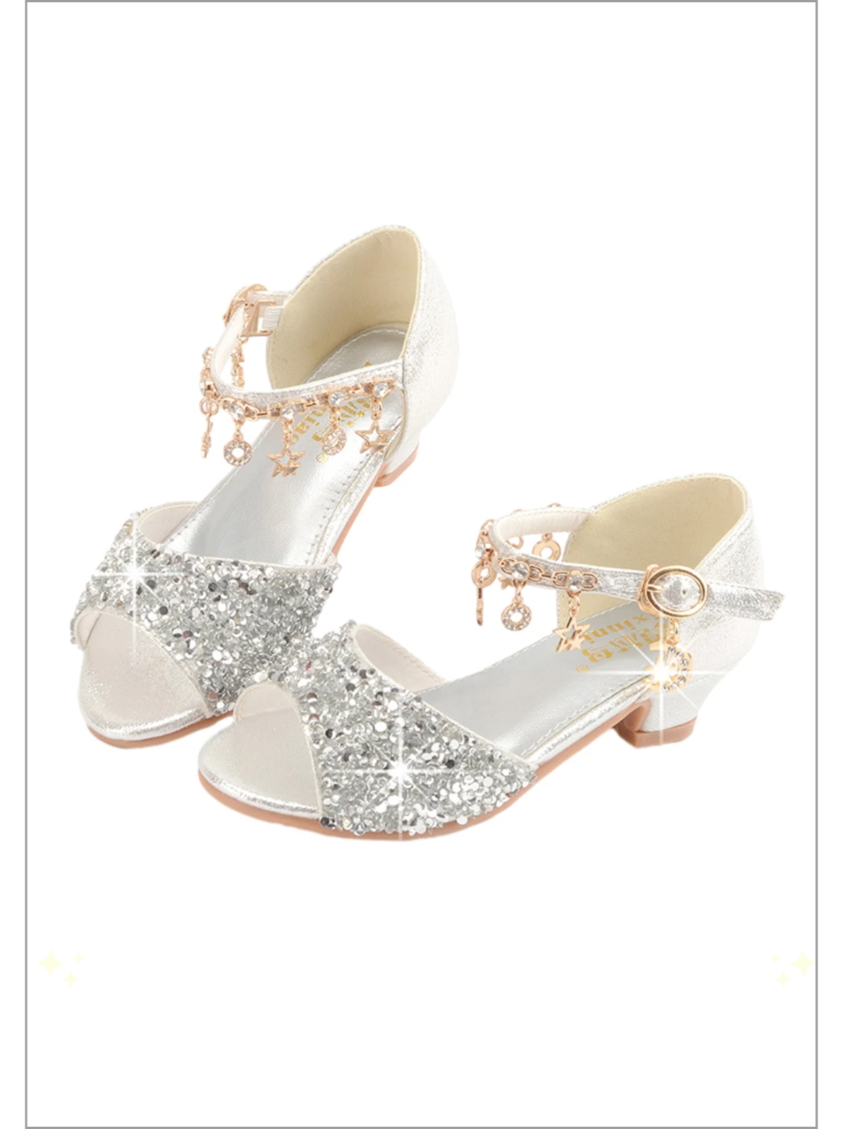 Mia Belle Girls Charmed Ankle Strap Heels | Shoes By Liv & Mia