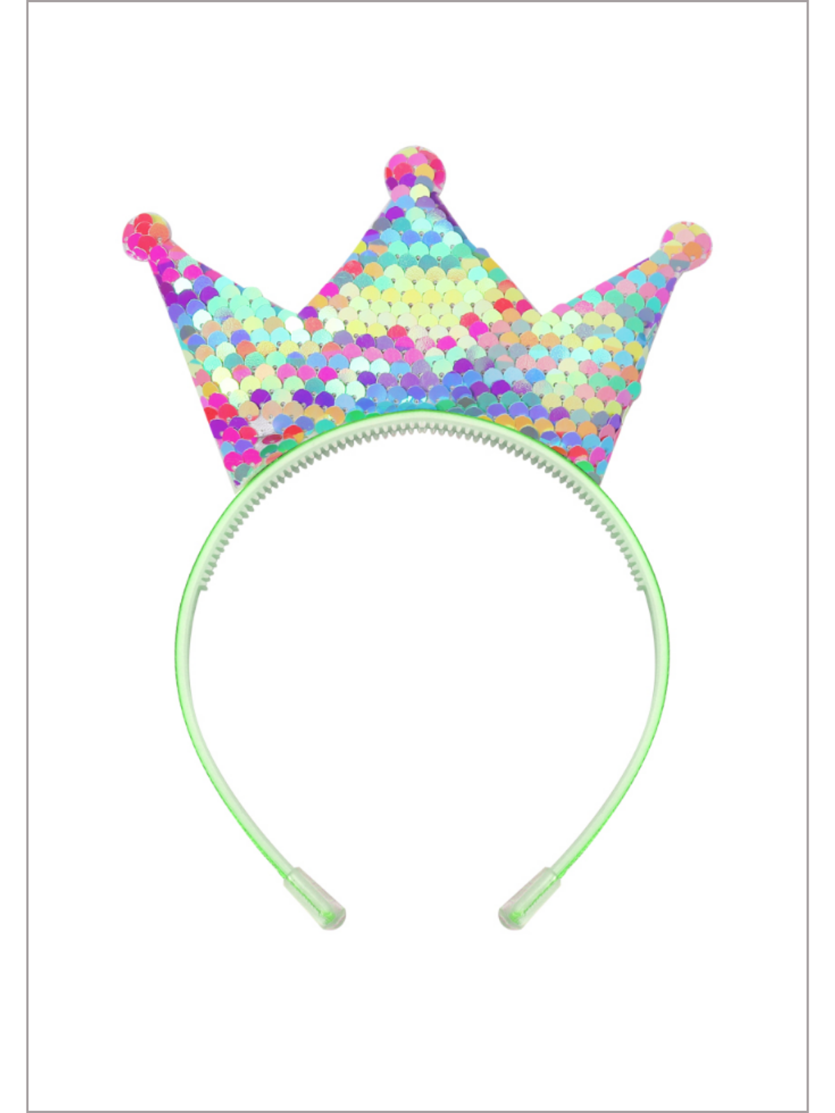 Queen Of Cuteness Sequin Crown Headband