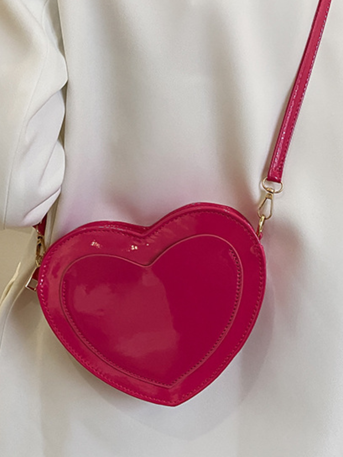 Little Girls Accessories | Heart Shaped Adjustable Crossbody Purse