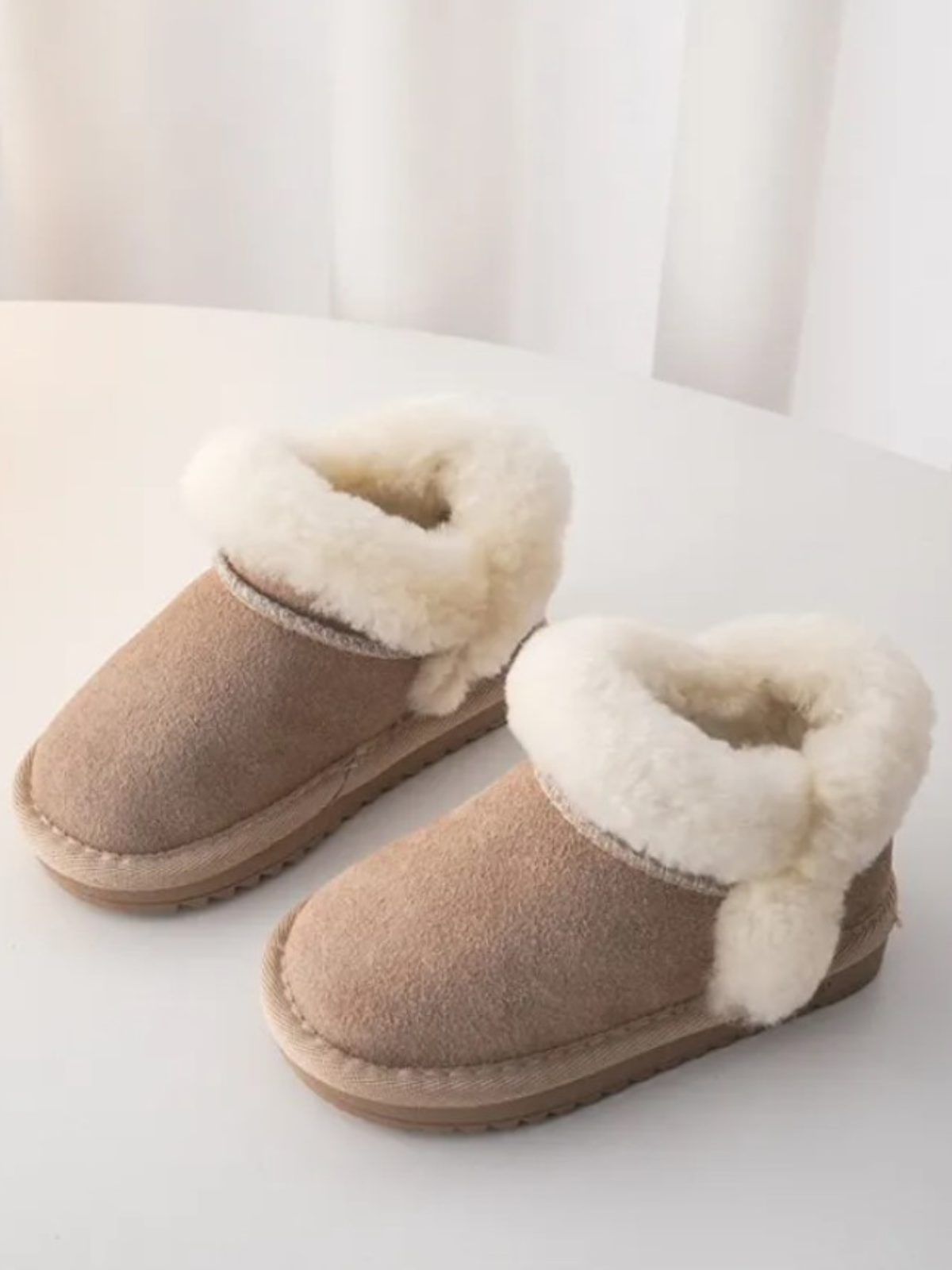Mia Belle Girls Fur-Lined Suede Boots | Shoes By Liv & Mia