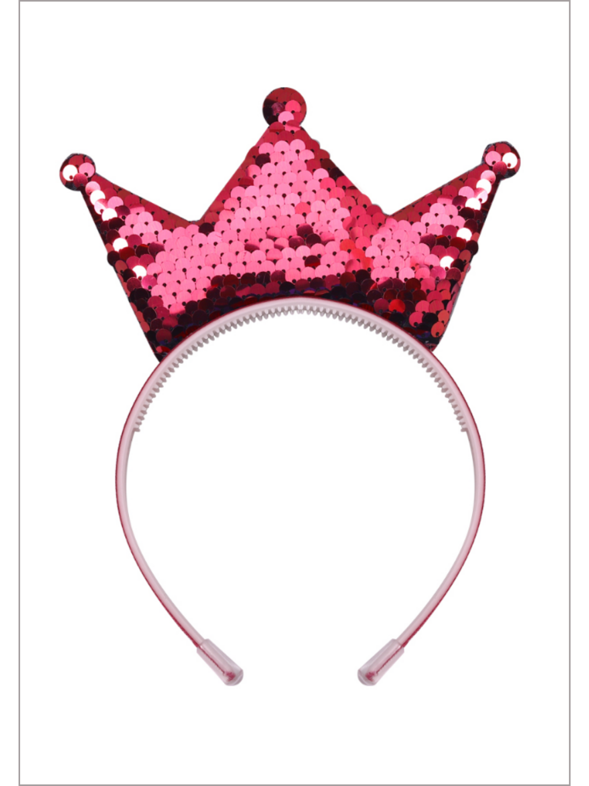 Queen Of Cuteness Sequin Crown Headband