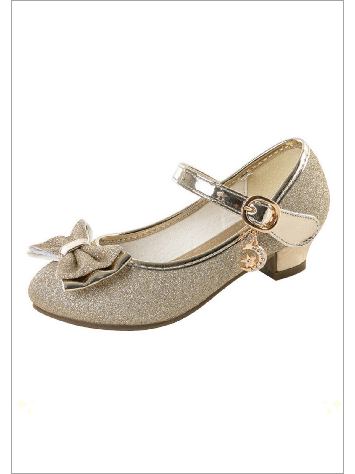 Mia Belle Girls Glitter Princess Heels | Accessories