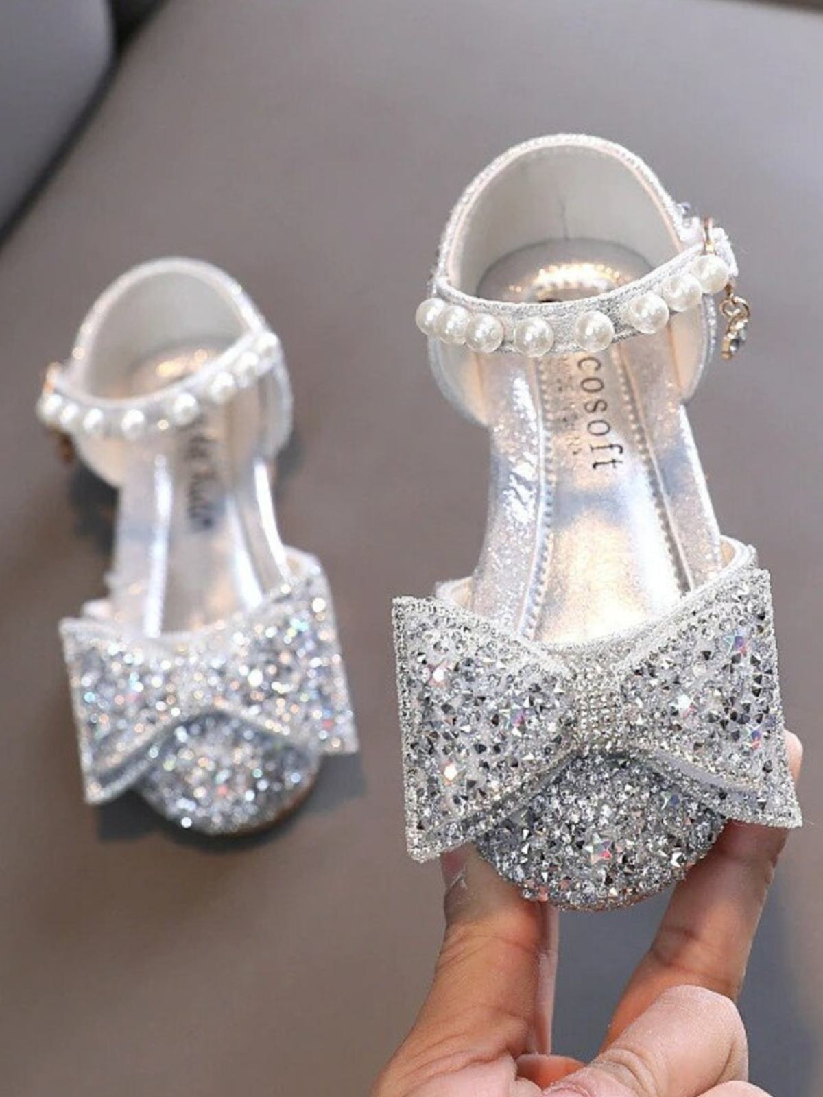Can We Dance Sequin Ankle Strap Shoes